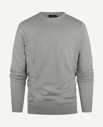 Trui cotton cashmere melange grijs