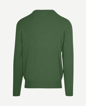 Trui cotton cashmere mid groen