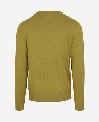 Trui cotton cashmere mosgroen