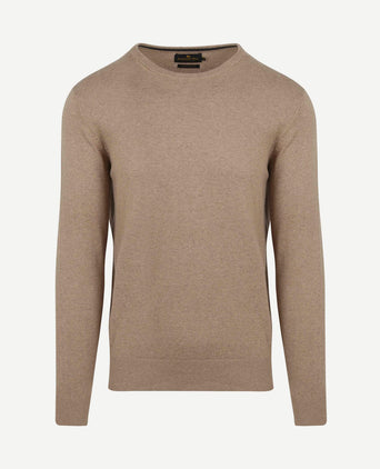 Trui cotton cashmere sand