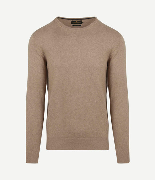 Trui cotton cashmere sand
