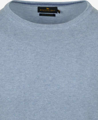 Steppin' Out trui cotton cashmere sky blauw | Regular-fit