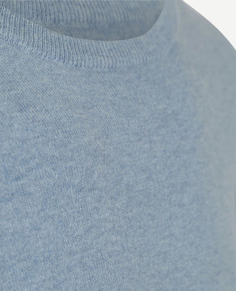 Steppin' Out trui cotton cashmere sky blauw | Regular-fit
