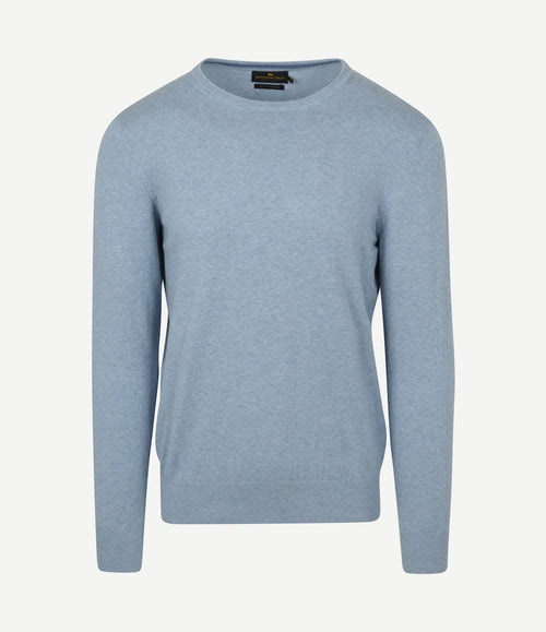 Trui cotton cashmere sky blauw