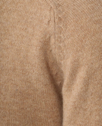 Steppin' Out trui lamswol beige | Regular-fit