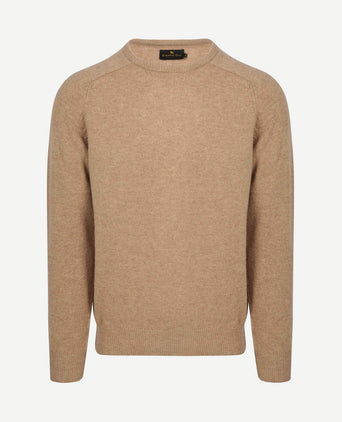 Trui lamswol beige