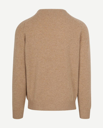 Steppin' Out trui lamswol beige | Regular-fit