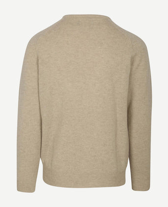 Steppin' Out trui lamswol greige | Regular-fit