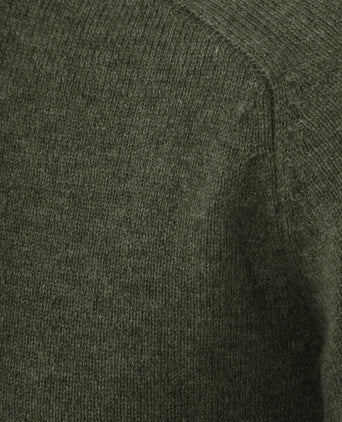 Steppin' Out trui lamswol olijfgroen | Regular-fit