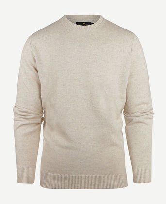 Steppin' Out trui melange ecru | Regular-fit