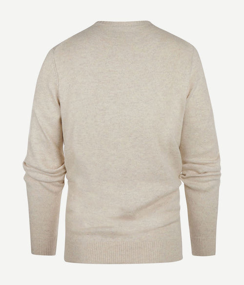 Steppin' Out trui melange ecru | Regular-fit