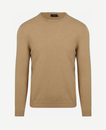 Trui merinowol beige