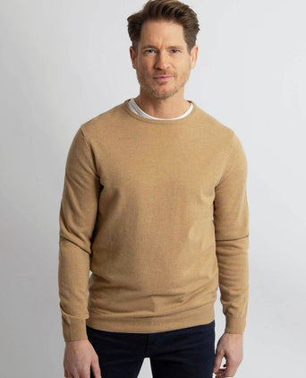 Steppin' Out trui merinowol beige | Regular-fit