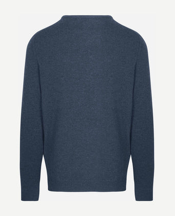 Steppin' Out trui merinowol kobaltblauw | Regular-fit