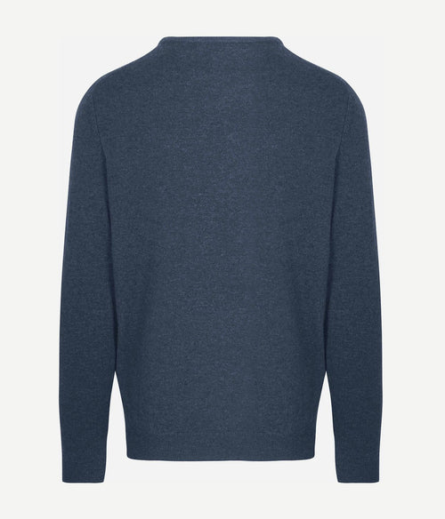 Steppin' Out trui merinowol kobaltblauw | Regular-fit