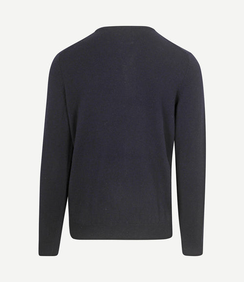 Trui merinowol donkerblauw