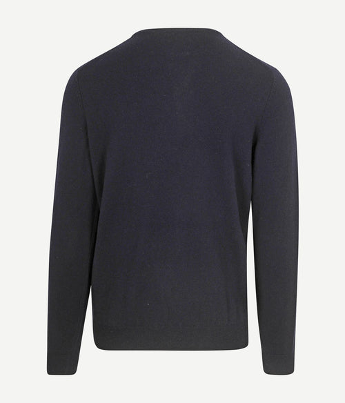 Steppin' Out trui merinowol donkerblauw | Regular-fit