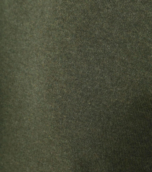 Steppin' Out trui merinowol olijfgroen | Regular-fit