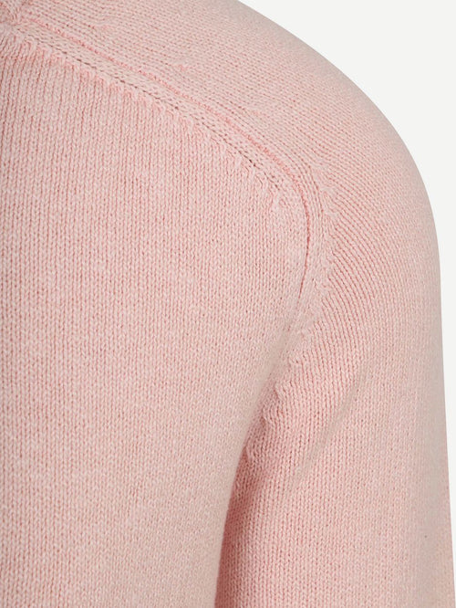 Fine knit trui roze