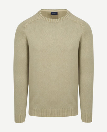 Fine knit trui sage groen