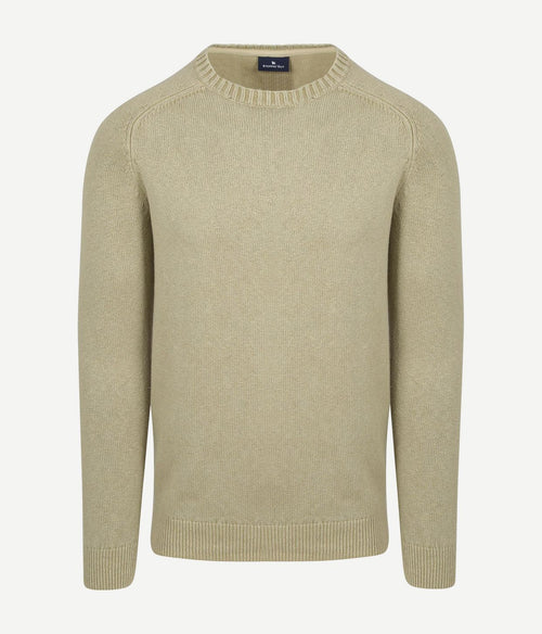 Fine knit trui sage groen