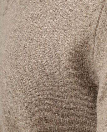 Steppin' Out trui v-hals lamswol sand | Regular-fit