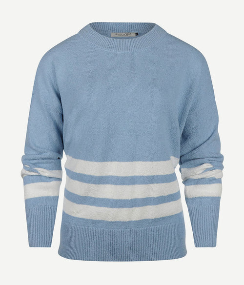 Steppin' Out trui verona dames lichtblauw | Regular-fit