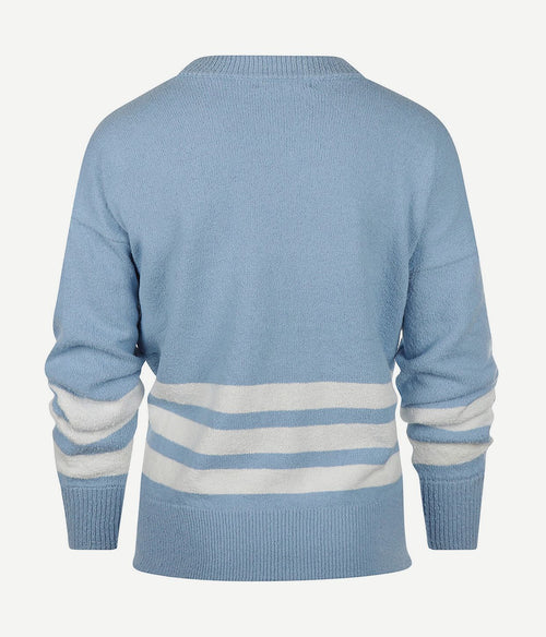 Steppin' Out trui verona dames lichtblauw | Regular-fit