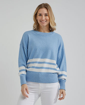 Steppin' Out trui verona dames lichtblauw | Regular-fit