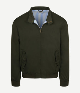Turbo twill jacket donkergroen Turbo twill jacket donkergroen