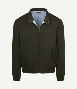 Turbo twill jacket donkergroen Turbo twill jacket donkergroen