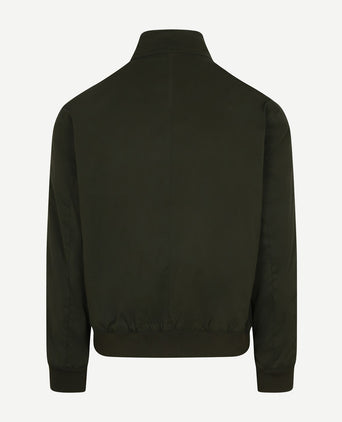 Turbo twill jacket donkergroen
