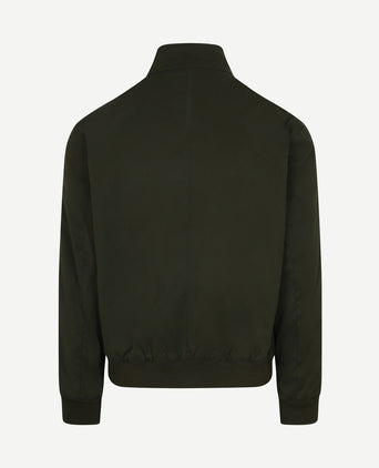Turbo twill jacket donkergroen