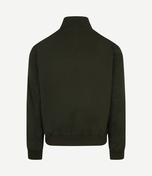 Turbo twill jacket donkergroen