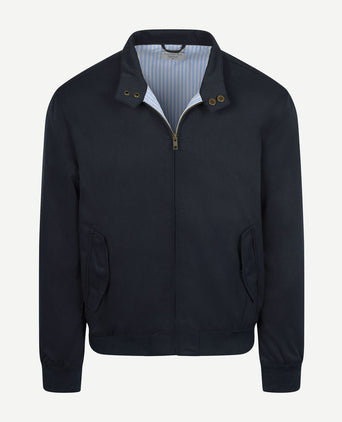 Turbo twill jacket donkerblauw