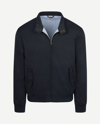 Turbo twill jacket donkerblauw