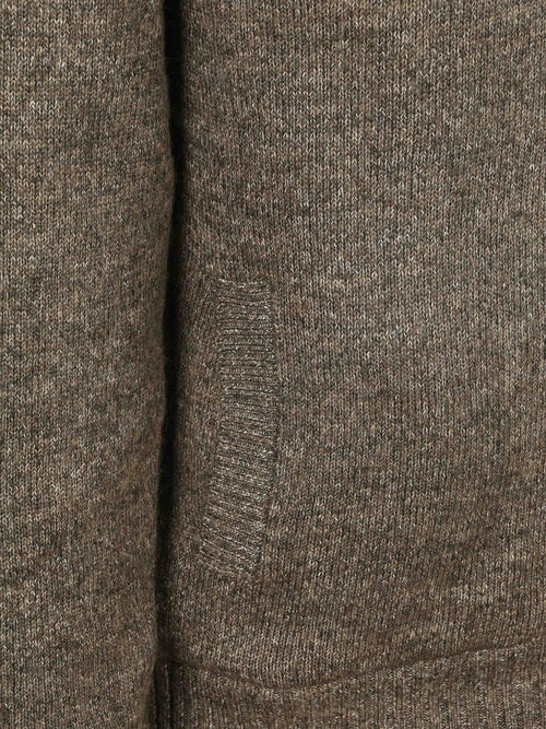 Vest melange groen bruin