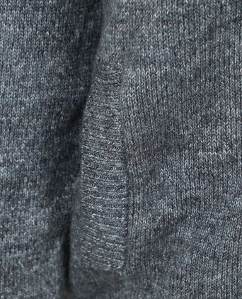Vest melange blauw grijs