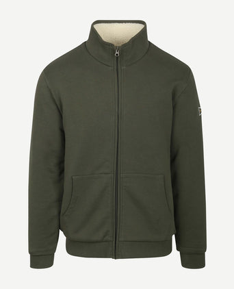 Vest teddy groen