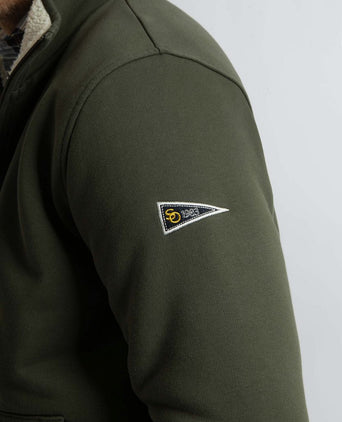 Steppin' Out vest teddy groen | Regular-fit