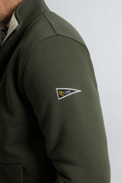 Steppin' Out vest teddy groen | Regular-fit