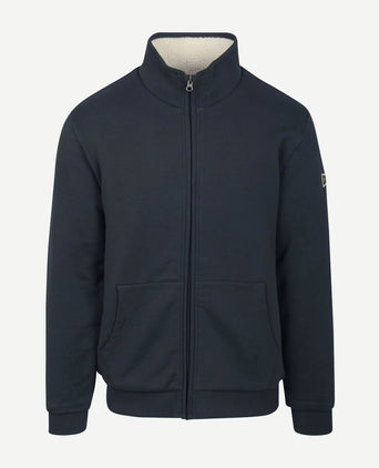Vest teddy donkerblauw