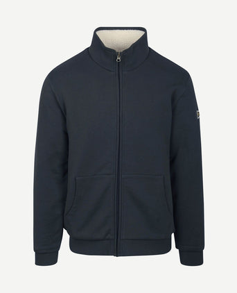 Vest teddy donkerblauw