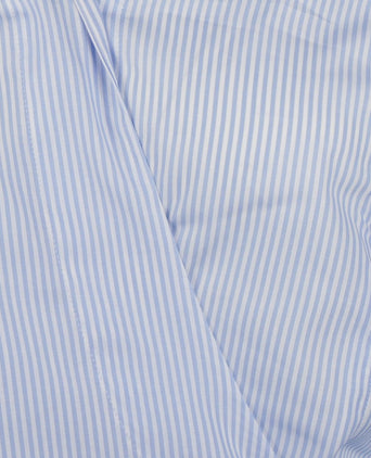 Steppin' Out wikkel blouse julia streep lichtblauw | Slim-fit