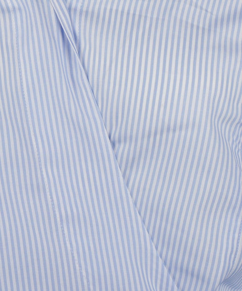 Steppin' Out wikkel blouse julia streep lichtblauw | Slim-fit