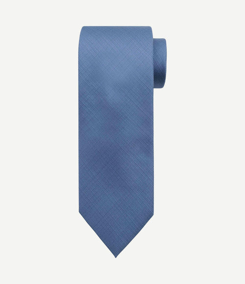 Stropdas zijde blauw k81-9