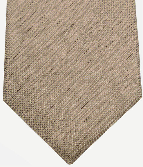 Stropdas zijde bruin k82-1