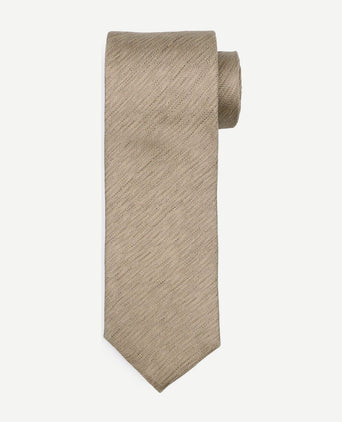 Stropdas zijde bruin k82-1