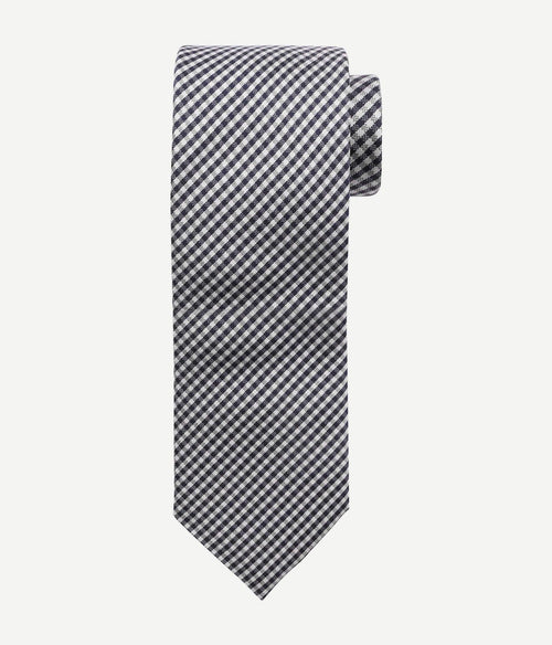 Stropdas zijde dessin ruit k82-3