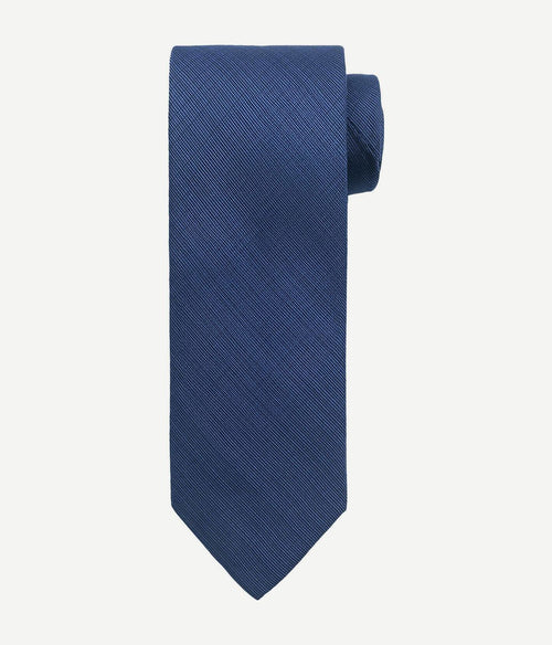 Stropdas zijde donkerblauw k82-1